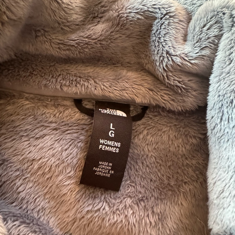 The North Face Women's Soft Gray Teddy Jacket
